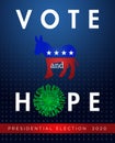 2020 United States of America Presidential Election voting banner.