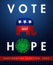 2020 United States of America Presidential Election voting banner.