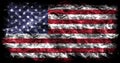 United States of America smoke flag, American flag, USA flag Royalty Free Stock Photo