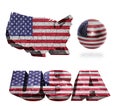 United states of america Symbols Royalty Free Stock Photo