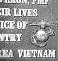 Vietnam U.S. Marine Corps Memorial Royalty Free Stock Photo