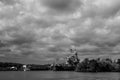 The United States Battleship North Carolina. Royalty Free Stock Photo