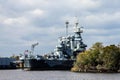 The United States Battleship North Carolina. Royalty Free Stock Photo