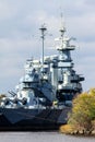 The United States Battleship North Carolina. Royalty Free Stock Photo