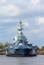 The United States Battleship North Carolina. Royalty Free Stock Photo