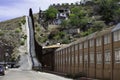 United States Border Wall with Mexico in Nogales Arizona