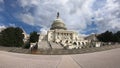 United States Capital Building, Congress - Washington DC Wide Angle Royalty Free Stock Photo