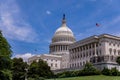 United States Capitol Building against blue sky Royalty Free Stock Photo