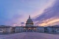 The United States Capitol building with American flag, Washington DC, USA. Royalty Free Stock Photo