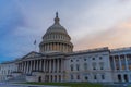 The United States Capitol building with American flag, Washington DC, USA. Royalty Free Stock Photo