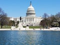 The United States Capitol Building, on Capitol Hill in Washington DC, USA. Royalty Free Stock Photo