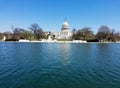 The United States Capitol Building, on Capitol Hill in Washington DC, USA. Royalty Free Stock Photo