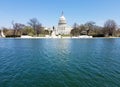 The United States Capitol Building, on Capitol Hill in Washington DC, USA. Royalty Free Stock Photo