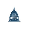 Capitol building icon Royalty Free Stock Photo