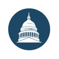 Capitol building icon Royalty Free Stock Photo