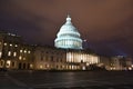 United States Capitol Building at night. Washington, DC. Royalty Free Stock Photo