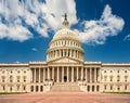 United States Capitol Building in Washington DC - East Facade of the famous US landmark. Royalty Free Stock Photo