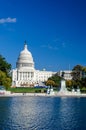 The United States Capitol building in Washington DC, United States of America Royalty Free Stock Photo