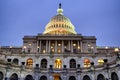 United States Capitol at night in Washington, D.C Royalty Free Stock Photo