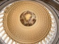 United States Capitol, Rotunda: The Apotheosis of Washington Royalty Free Stock Photo