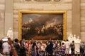 The United States Capitol Visitor Center CVC is a large underground addition to the United States Capitol complex. Washington, D Royalty Free Stock Photo