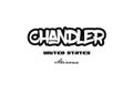 United States chandler arizona city graffitti font typography de