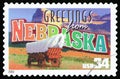 US Postage Stamp Royalty Free Stock Photo