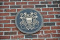 Coast Guard of the United States Challenge Coin on Brick