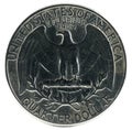 United States Coin. Quarter Dollar 1967. Reverse Royalty Free Stock Photo