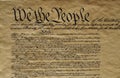 United States Constitution Royalty Free Stock Photo