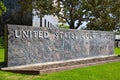 United States Court House Sign Royalty Free Stock Photo