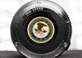 US United States Department of Justice logo Royalty Free Stock Photo