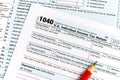 Income tax return IRS 1040