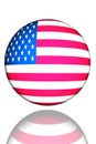 United States Flag Sphere Royalty Free Stock Photo