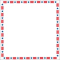 United States flag symbols patriotic frame vector image Royalty Free Stock Photo