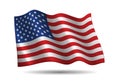 United States Flag Vector Royalty Free Stock Photo