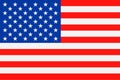 United States Flag Vector Flat Icon Royalty Free Stock Photo