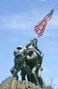 Iwo Jima Monument, Washington DC. The United States Marine Corps War Memorial, near Rosslyn, Arlington County, Virginia, USA Royalty Free Stock Photo