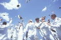 United States Naval Academy Graduation Ceremony, May 26, 1999, Annapolis, Maryland Royalty Free Stock Photo