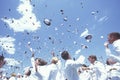 United States Naval Academy Graduation Ceremony, May 26, 1999, Annapolis, Maryland Royalty Free Stock Photo