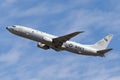 United States Navy Boeing P-8A Poseidon Anti-Submarine Warfare and Maritime Patrol Aircraft departing Avalon Airport Royalty Free Stock Photo