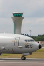 United States Navy Boeing P-8A Poseidon maritime patrol aircraft Royalty Free Stock Photo