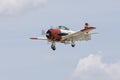 United States Navy plane with landing gear down