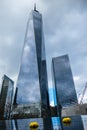 United States New York 9 11 Memorial Ground zero and the Freedom Tower