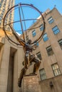 United States New York Rockefeller Center Atlas Statue by Lee Lawrie