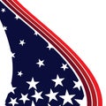 United States patriotic background design Royalty Free Stock Photo