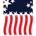 United States patriotic background design Royalty Free Stock Photo