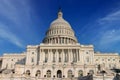 The United States pf America capitol building on a sunny day. Royalty Free Stock Photo