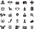 United States politics web icons