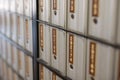 United States Post Office Boxes Royalty Free Stock Photo